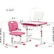 Комплект Evo-kids (стілець+стіл+полиця+лампа) Evo-17 PN Ergo (арт. Evo-17 PN Ergo) - зображення 4