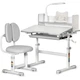 Комплект меблів Evo-Kids (стіл+стілець+полиця+лампа) BD-24 Grey (арт. BD-24 G) - изображение 1
