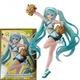 Фигурка Hatsune Miku Cheerleader Ver 17 см ПВХ коллекционная аниме модель Вокалоиды для фанатов и ценителей японской культуры детализированный образ чирлидерши для декора рабочего стола и полок из прочного материала для настоящих коллекционеров - изображение 1