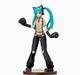 Фигурка Hatsune Miku Kitty Cat 23 см аниме коллекционная статуэтка для ценителей японской поп культуры и вокалоидов с оригинальным дизайном котика для интерьера и тематических полок фанатов серии Project DIVA детализированная модель - изображение 5