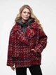 Жіноче демісезонне півпальто oversize зі знімним жилетом ALBERTO BINI MKALB201-90 - 40/42, Червоний - зображення 2