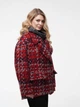 Жіноче демісезонне півпальто oversize зі знімним жилетом ALBERTO BINI MKALB201-90 - 40/42, Червоний - зображення 9