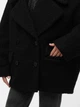 Жіноче демісезонне півпальто oversize зі знімним жилетом ALBERTO BINI MKALB201-90/3-4-10 - 40/42, Чорний - зображення 2