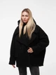 Жіноче демісезонне півпальто oversize зі знімним жилетом ALBERTO BINI MKALB201-90/3-4-10 - 40/42, Чорний - зображення 3