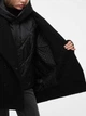 Жіноче демісезонне півпальто oversize зі знімним жилетом ALBERTO BINI MKALB201-90/3-4-10 - 40/42, Чорний - зображення 7