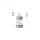 Пластиковая бутылочка Chicco Perfect 5, медленный поток, 0м+, 150 мл, голубая 20211.22.40 - изображение 2
