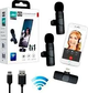 Микрофон K9 Black беспроводной петличный для записи звука на смартфоны и планшеты с шумоподавлением и дальностью 30 метров - изображение 10