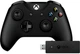 Microsoft Xbox One S Black Wireless Controller + Adapter for Windows - зображення 1