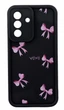 Чохол Shock Case Print для телефона Samsung Galaxy A37 / A376 бампер силіконовий чорний з малюнком Бантики - зображення 1