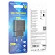Мережевий зарядний пристрій BOROFONE BA71A Power single Port PD20W charger Black - зображення 4
