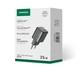 Мережевий зарядний пристрій з кабелем UGREEN X517 25W USB-C GaN Fast Charger Set EU+1M CC Cable black - изображение 2