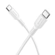Кабель BOROFONE BX116 Certain 60W charging data cable C to C White (6941991119842) - зображення 1