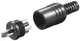 Роз'єм Lucom Speaker-конектор /M прямий Screw Protector чорний(62.09.8588) - изображение 2