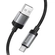 Дата кабель Hoco X117 Star USB для Type-C 3A (1m) Black - зображення 3