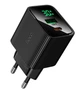 Сетевое зарядное устройство HOCO CS84A Excellent 30W (1USB + 1Type-C) с цифровым дисплеем Black - изображение 1