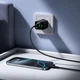 Сетевое зарядное устройство HOCO CS84A Excellent 30W (1USB + 1Type-C) с цифровым дисплеем Black - изображение 7