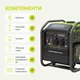 Генератор бензиновий інверторний 3.8/3.5 кВт, економ режим, безпечний для електроніки, чиста синусоїда, мідна обмотка, 2х230В KSB 36i - изображение 7