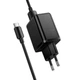 Сетевое зарядное устройство HOCO C157A GaN 30W (1USB + 1Type-C) с кабелем Type-C Black - изображение 4