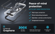 Чохол ZAGG Gear4 Rainier MagSafe KS для Iphone 17 Pro (6.3") Прозорий + Black протиударний із підставкою - зображення 12