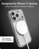 Чохол протиударний ZAGG Gear4 Crystal Palace MagSafe для Iphone 17 Pro (6.3") Прозорий - зображення 10