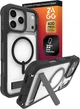 Чохол ZAGG Gear4 Rainier MagSafe KS для Iphone 17 Pro (6.3") Прозорий + Black протиударний із підставкою - зображення 1