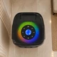 Портативная акустическая колонка ZXX 80 Вт 2x10 Bluetooth TWS FM USB TF LED караоке с 2 микрофонами и пультом черная (OO99) - изображение 3