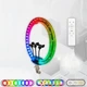 45 см 3D RGB Кольцевая LED светодиодная селфи лампа + штатив в подарок - изображение 5
