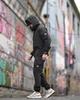 Спортивный костюм-анорак Stone Island из ткани Micro Rip-Stop, анатомический крой, Urban Style Black S - изображение 7