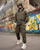 Спортивный костюм-анорак Stone Island из ткани Micro Rip-Stop, анатомический крой, Urban Style Olive S - изображение 1
