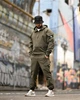 Спортивный костюм-анорак Stone Island из ткани Micro Rip-Stop, анатомический крой, Urban Style Olive S - изображение 2