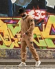 Спортивный костюм Stone Island из плащевки Crash, сетчатая подкладка, легкий, дышащий, анатомический крой, куртка на молнии Coyote XXXL - изображение 8