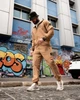 Спортивный костюм Stone Island из плащевки Crash, сетчатая подкладка, легкий, дышащий, анатомический крой, куртка на молнии Coyote M - изображение 9