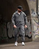 Спортивный костюм-анорак Stone Island из ткани Micro Rip-Stop, анатомический крой, Urban Style Gray S - изображение 1