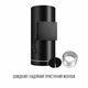 Пристенная кухонная вытяжка Perfelli Design RICCO 35 NERO SILENZIO, черная стильная мощная декоративная вытяжка на кухню, 1300 куб - изображение 7