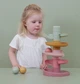 Spiralna wieża z kuleczkami Little Dutch kulodrom Różowa (LD2007439) (8712051094366) - obraz 5