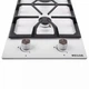 Газовая варочная поверхность Domino на металле WEILOR GM 304 WH, белая на 2 конфорки - изображение 5
