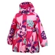 Пальто демисезонное HUPPA SOFIA 18240010-01963 фуксиа с принтом 104 см (4741468880785) - изображение 1