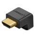 Кутовий перехідник UGREEN HDMI — HDMI Адаптер 90 градусів Up-Angled (Вгору) 4K 60Hz Black (UGR-20109) для телевізора на стіну - зображення 4