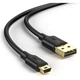 Кабель UGREEN US132 USB 2.0 - Mini USB 5 Pin 2A 2м Black (UGR-10355) для видеорегистратора и джойстика PS3 - зображення 3