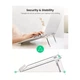 Сложная регулируемая подставка для ноутбука UGREEN LP230 Desktop Laptop Stand (Silver) (UGR-80348) до 17 - изображение 2