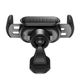 Сенсорный автодержатель для телефона Baseus Steel Cannon Pro Solar Electric Car Mount Black (Электрический зажим на солнечной бата - изображение 3