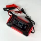 Зарядний пристрій для автомобільних акумуляторів 12V, портативна інтелектуальна зарядка для свинцево-кислотних акумуляторів Wet, MF, Gel, AGM з режимом Pulse Repair, для авто, мото та вантажних батарей, BC-006-Red - зображення 3