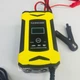 Зарядний пристрій для автомобільного акумулятора 12V 6A, автоматична імпульсна зарядка з функцією відновлення Pulse Repair та LCD-дисплеєм для свинцево-кислотних АКБ 4-100Ah, PBC-50-Yellow - зображення 7