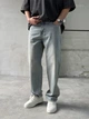 Мужские джинсы Difransel Baggy 34 светло-голубые потертые - изображение 2