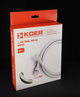 Шланг для душа Koer KB-0804-150-03 (силиконовый 150 см) (цвет белый) (KR4812) - изображение 2