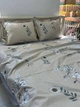 Комплект постільної білизни Tag Tekstil з компаньйоном ранфорс люкс бавовна King Size наволочки 70х70 (R-T9229) - изображение 3