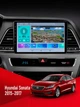 Штатная автомагнитола Hyundai Sonata 2015-2017 CAN 4/64Gb 4G CarPlay Android Auto DSP TDA7851 сенсорная авто магнитола в машину с экраном 2K QLED 9.5 дюймов андроид 14 - изображение 1
