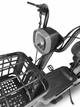 Електровелосипед EVOBIKE Nova AGM (48V/12Ah) 500W графітовий, з пасажирським сидінням, кошиком та дисплеєм, сірого кольору - зображення 9