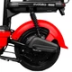 Електровелосипед EVOBIKE Nova MINI AGM (48V/12Ah) 500W, з пасажирським сидінням, кошиком та дисплеєм, у червоному кольорі - зображення 6