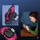 Протиударний захисний чохол SARM Cover для Apple iPad 11 (А16) 2025 з поворотною підставкою 360°, ремінцем та тримачем для Apple Pencil Black/Rose - зображення 6